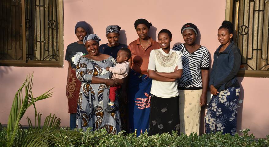 Schneiderinnengruppe in Arusha