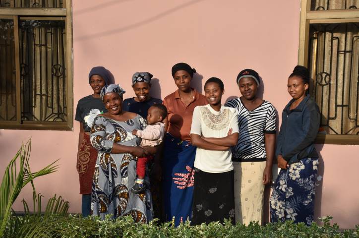 Schneiderinnengruppe in Arusha